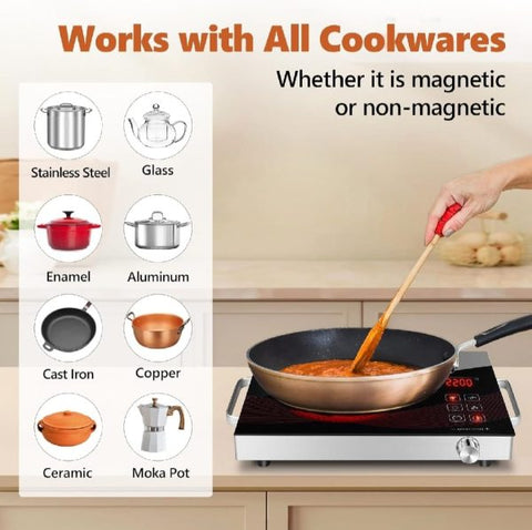 Ancher Plus Sv-605 Infrared Cooker & Hot Plate – Multifunction & Digital Display – 3500w