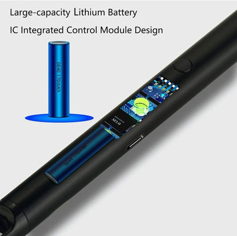 Electric Arc Lighter with Safety Lock & LED Battery Display