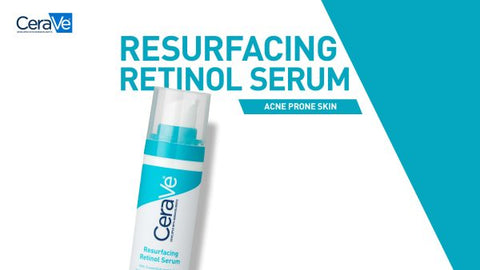 Cerave Resurfacing Retinol Serum For Post Acne Marks, Brightening Serum, Post Acne Skin Barrier Repair – 30ml