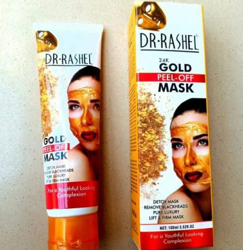 Dr Rashel Original Gold Peel Off Facial Mask – Glow Like Pure Gold – Deep Cleansing & Radiant Glow – 100 Ml