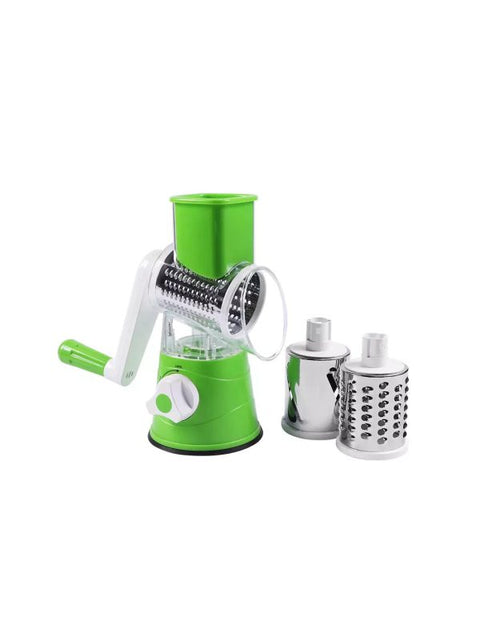 Drum Cutter Tabletop Drum Grater | Manual Vegetable Cutter Slicer & Grater