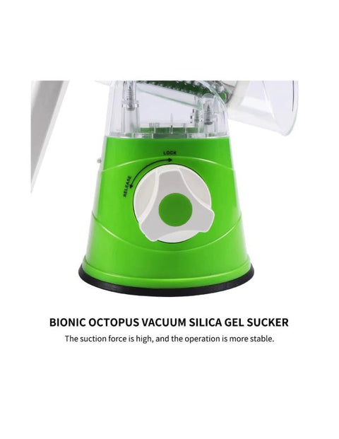 Drum Cutter Tabletop Drum Grater | Manual Vegetable Cutter Slicer & Grater