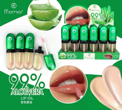 Flormar Aloe Vera Shiny Color Changing Lip Oil – Your Glow, Your Shade Naturally Beautiful