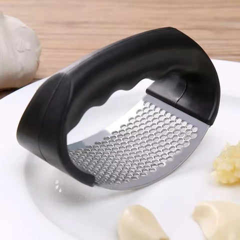 Garlic Press Rocker – Stainless Steel Garlic Press, Easy To Use And Store Garlic Mincer