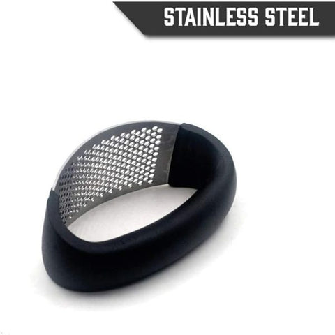 Garlic Press Rocker – Stainless Steel Garlic Press, Easy To Use And Store Garlic Mincer