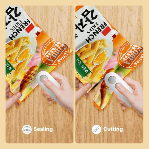 Heat Sealing Machine 2 In 1 Cutting And Sealer Usb Rechargeable Food Sealer - Mini
