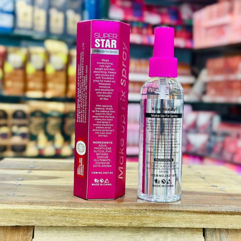 Kiss Beauty Super Star Makeup Fix Spray – Soothing & Moisturizing Mist 150 Ml