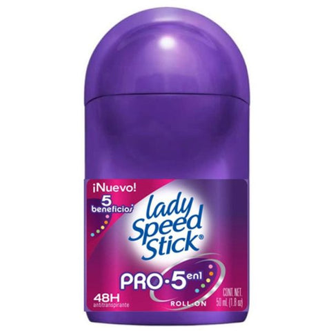 Pack Of 01 – Purple 5 In 1 Pro Lady Speed Stick Invisible Dry Power Antiperspirant Deodorant Roll-on, Fresh Fusion – 50ml