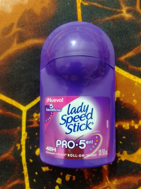Pack Of 01 – Purple 5 In 1 Pro Lady Speed Stick Invisible Dry Power Antiperspirant Deodorant Roll-on, Fresh Fusion – 50ml